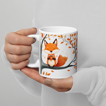 Coffee break fox mug